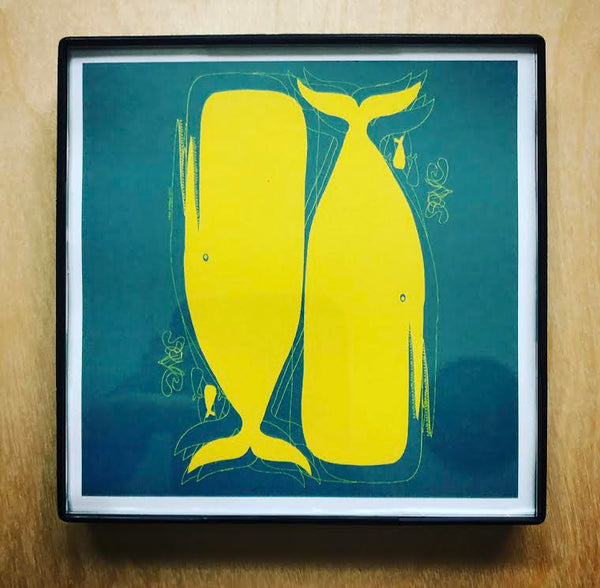 "Karma Save" 4x4 Print Framed