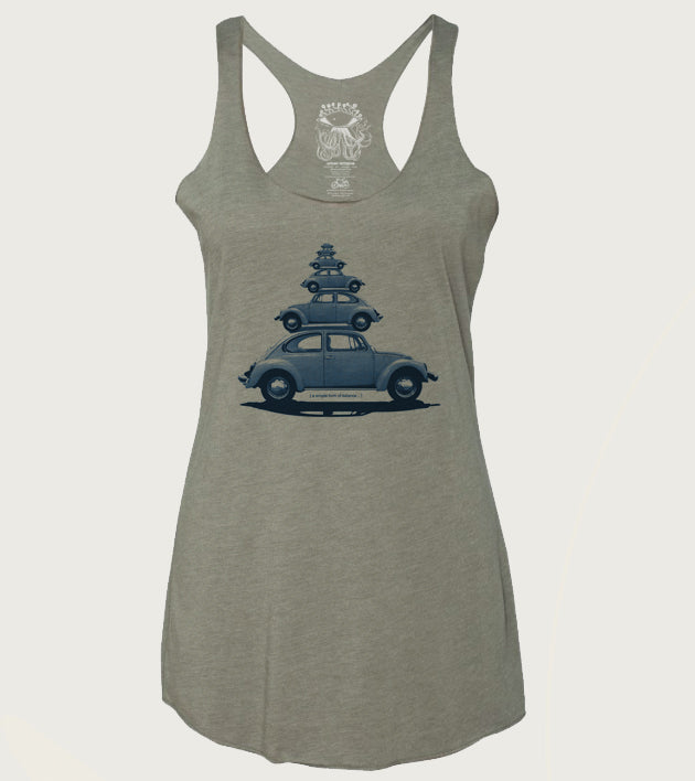 "Balance" New Design PRE ORDER Ladies Tri-Blend Racerback Tank