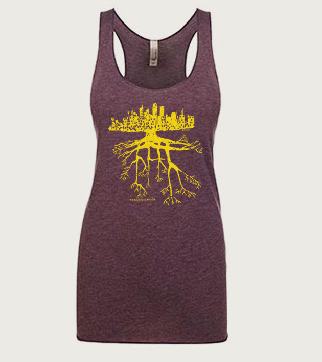 "Organic Chaos" Ladies Tri-Blend Racerback Tank