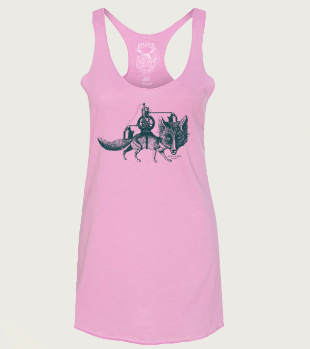 "The Fox" Ladies Tri-Blend Racerback Tank
