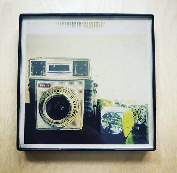 "Kodak Flash" 4x4 Print Framed