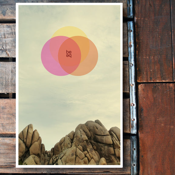 "be" 11x17 Poster
