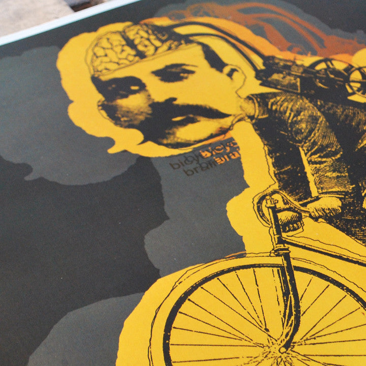 "Bicycle Brain" 11x17 Poster