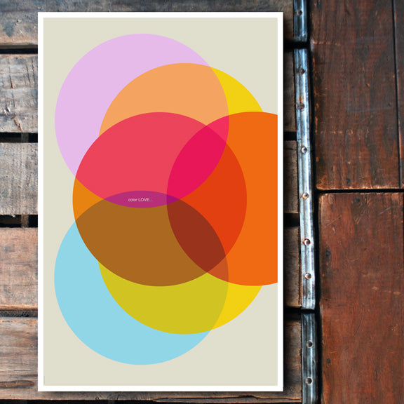 "Color Love" 11x17 Poster