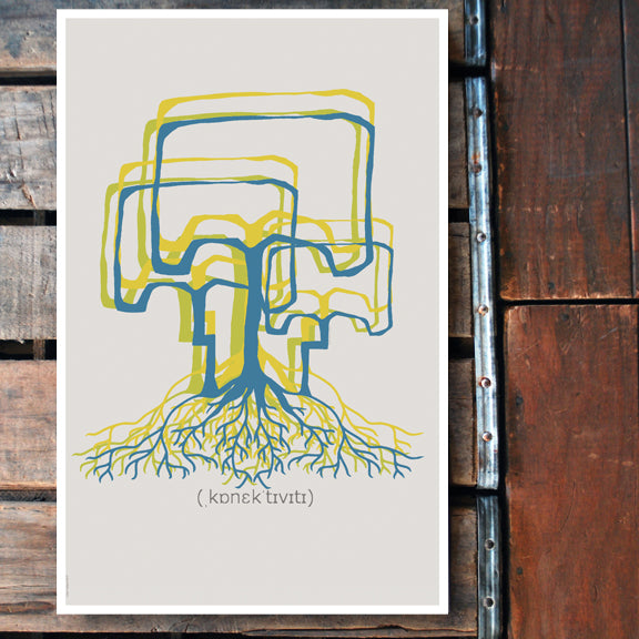 "Konektiviti" 11x17 Poster
