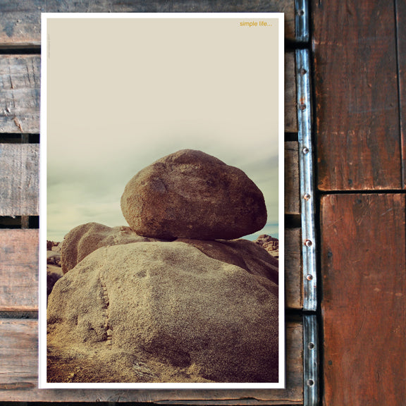"Simple Life..." joshua tree 11x17 Poster