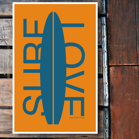 "Surf Love" 11x17 Poster