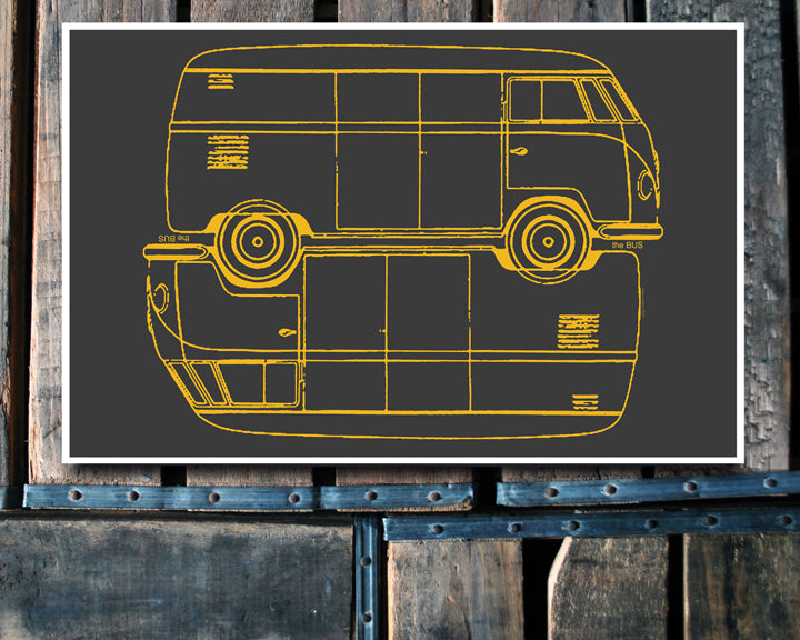 "The Bus" black 11x17 Poster