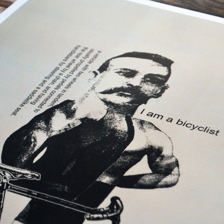 "Bicyclist" 11x17 Poster