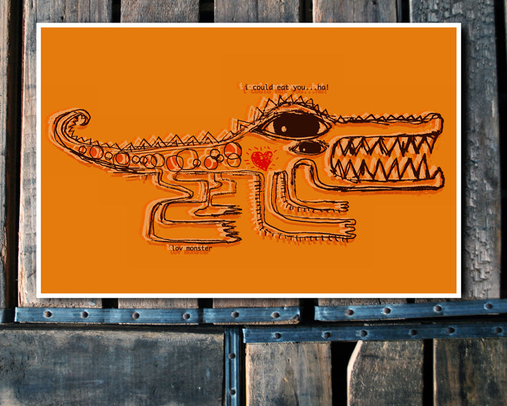 "LOVE Monster" 11x17 Poster