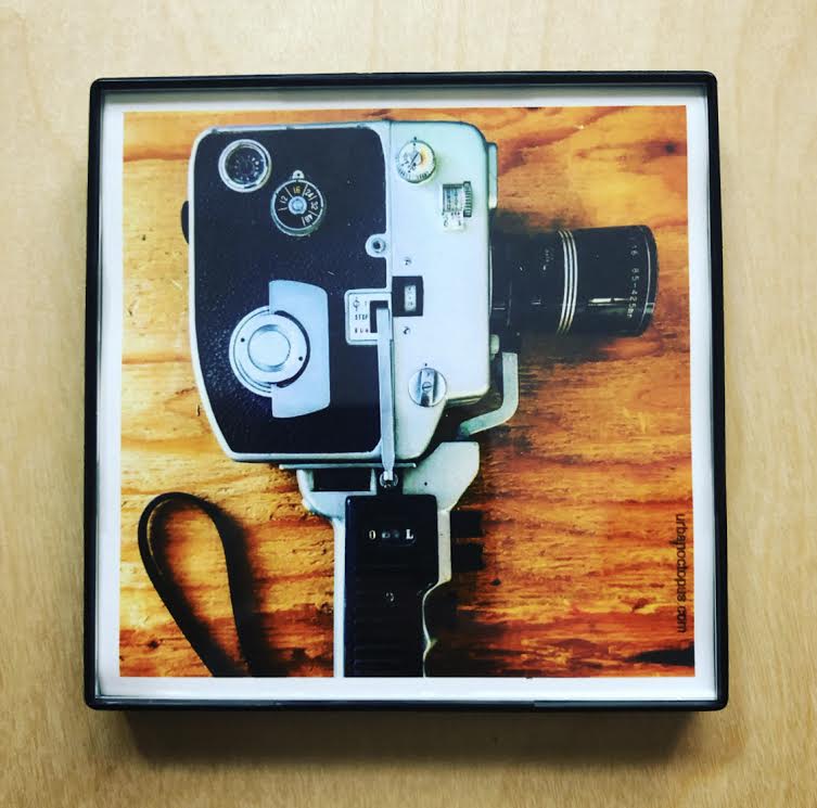 "Vintage Super 8" 4x4 Print Framed