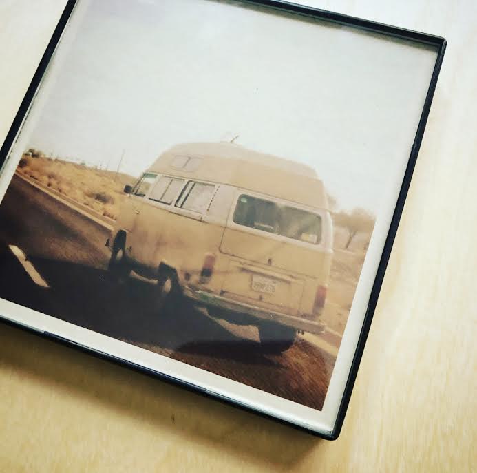 "High Top Bus" 4x4 Print Framed