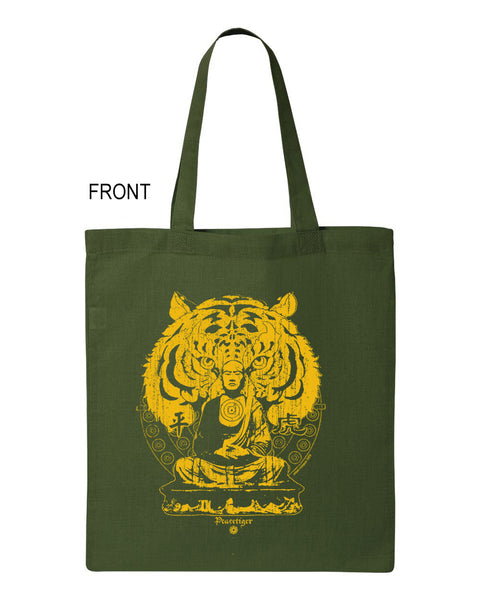 "Buddha Tiger" Tote canvas bag