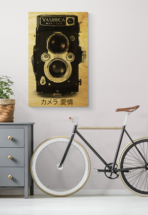 "CAMERA" 24X48 WOOD PRINT (New Item!)