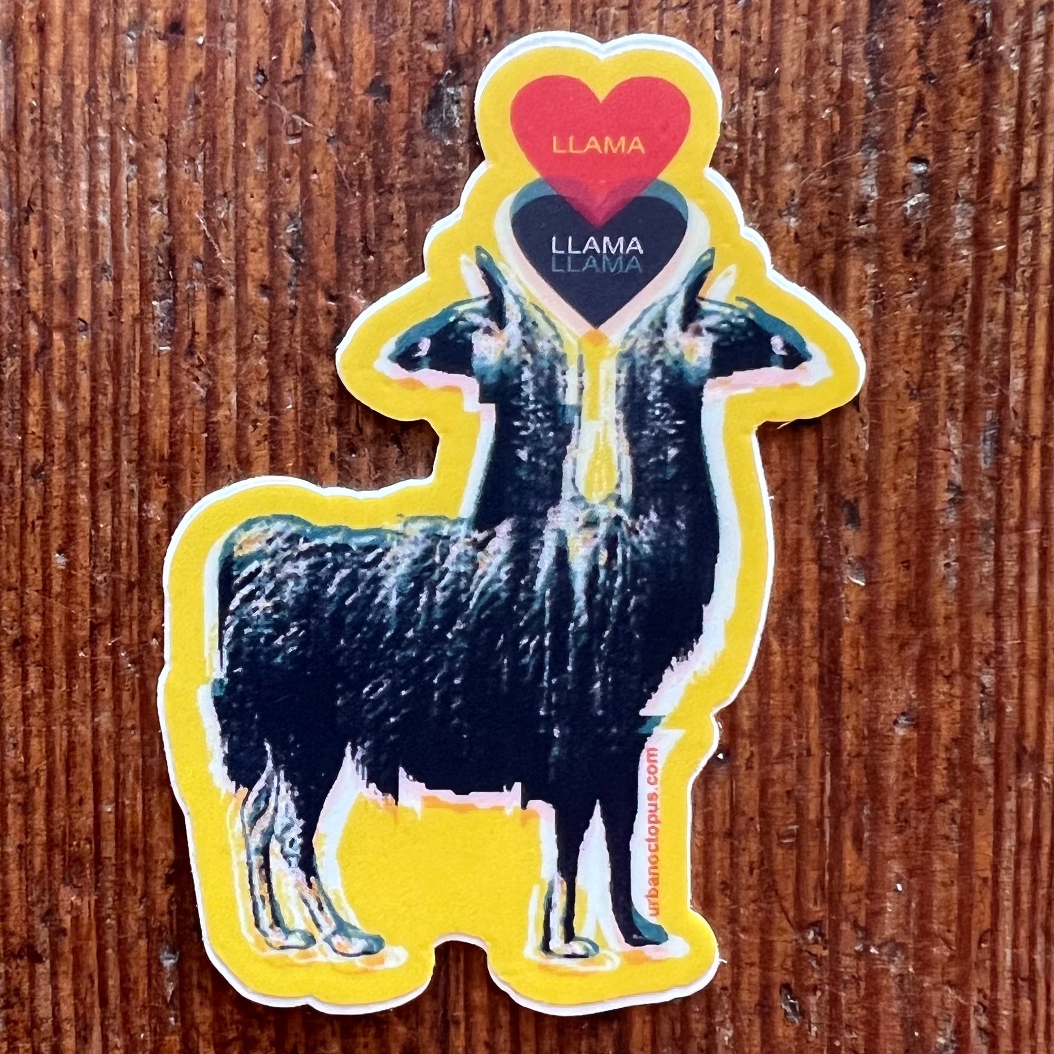 Llama Love Sticker