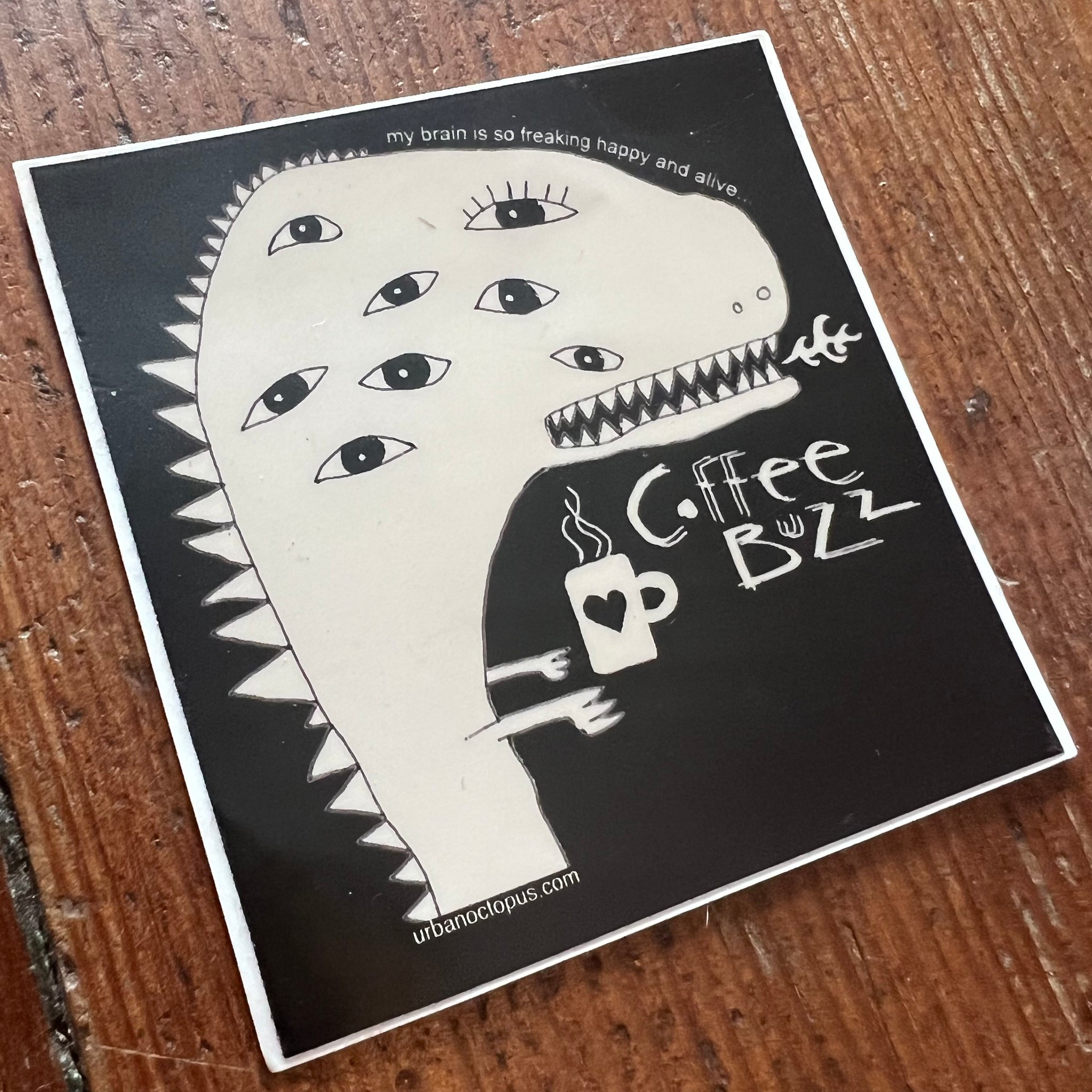 Coffee Buzz Sticker