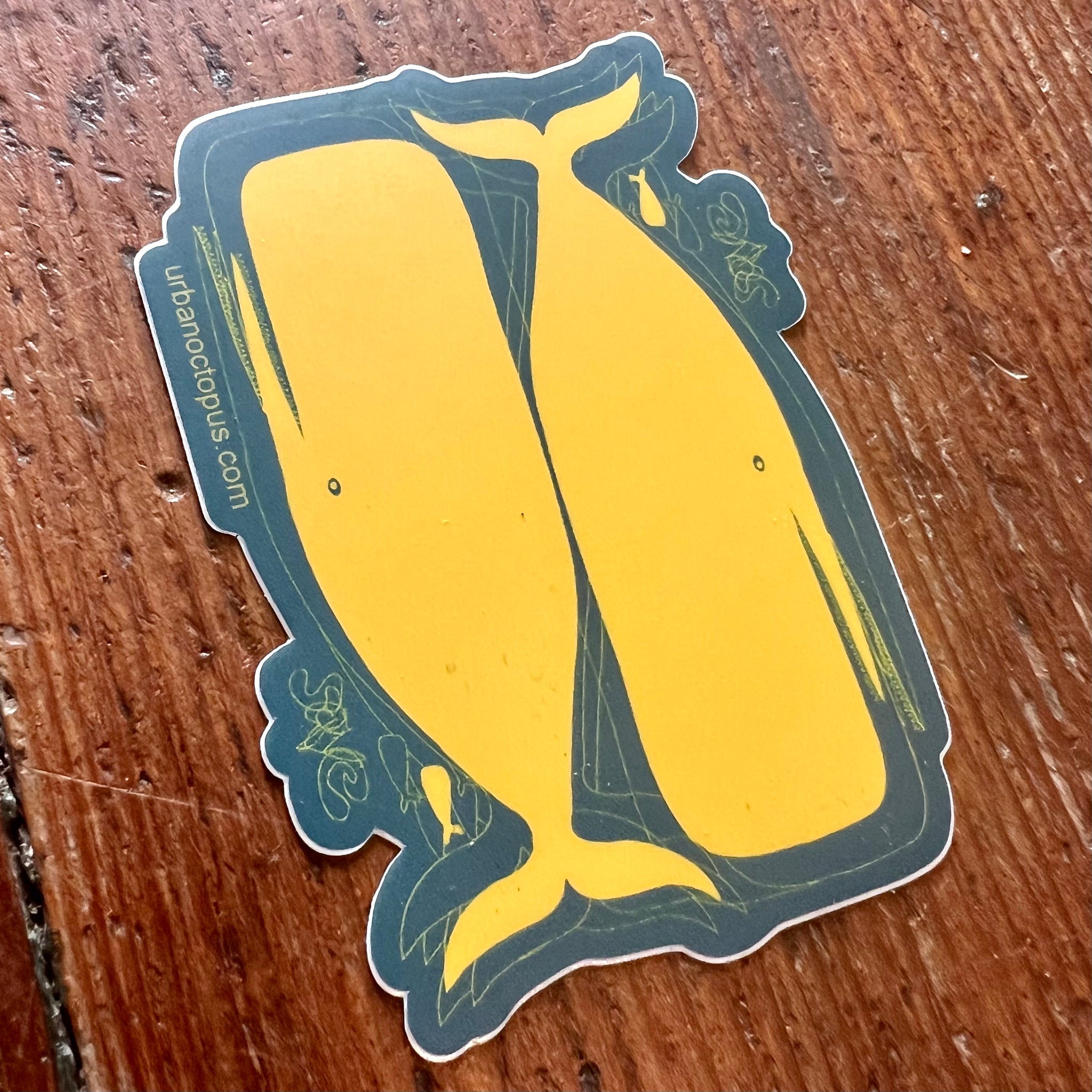 Karma Save Whales Sticker