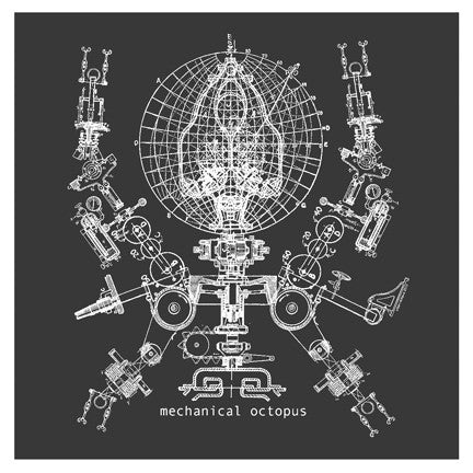 "Mechanical Octopus" 4x4 Print