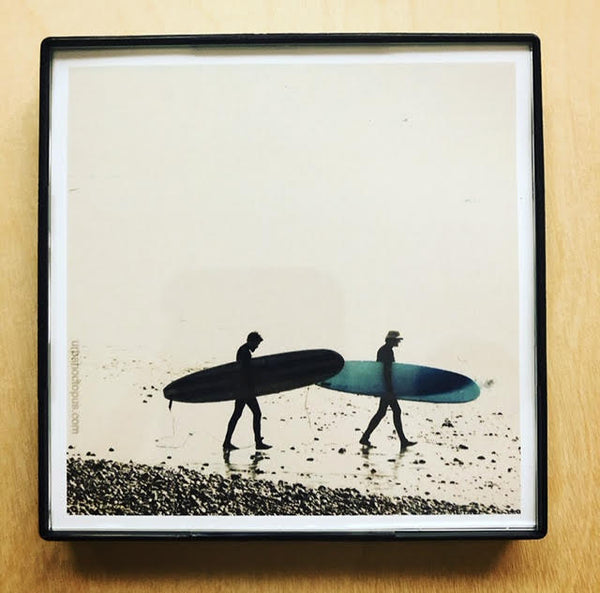"Surfers" 4x4 Print Framed