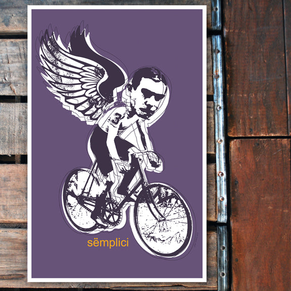 "Semplici" bicycle 11x17 Poster