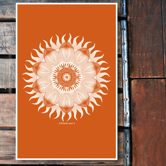 "Flower Sun" 11x17 Poster